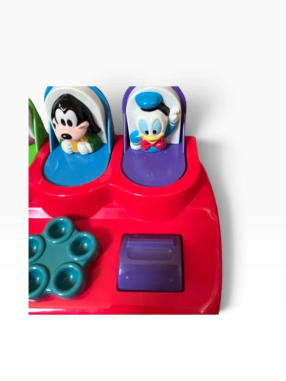 Vintage Mickey Mouse Pop-Up Pals by Mattel Children’s Toy Manipulative Red VGC